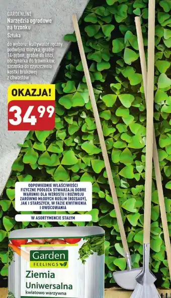 ALDI GARDENLINE Narzędzia ogrodowe na trzonku oferta
