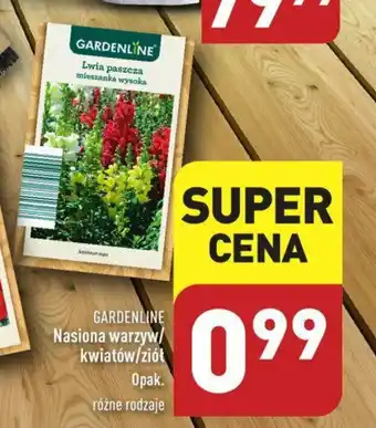 ALDI GARDENLINE Nasiona warzyw/kwiatów/ziół oferta