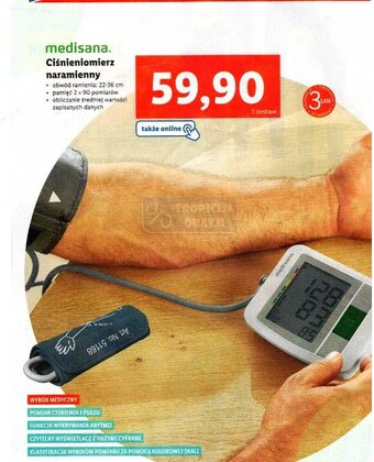 Lidl Ciśnieniomierz naramienny oferta