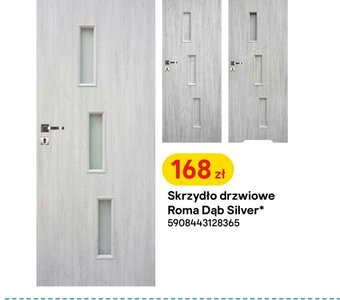 Castorama Skrzydło drzwiowe Roma Dąb Silver oferta