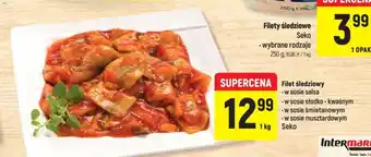 Intermarche Filety śledziowe 1kg oferta