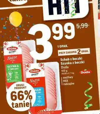 Intermarche Schab z beczki, Szynka z beczki 100g oferta