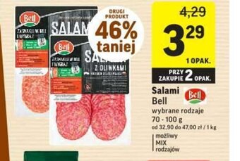 Intermarche Salami Bell 70-100g oferta