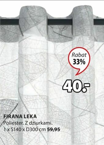 JYSK Firana leka oferta