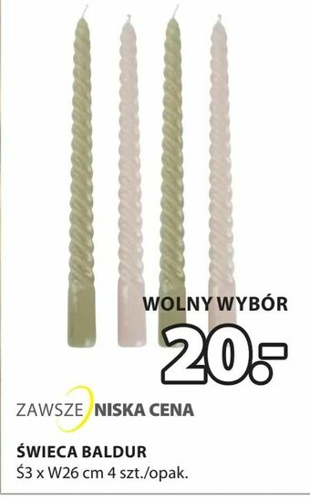 JYSK Świeca baldur oferta