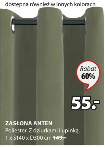 JYSK Zasłona anten oferta