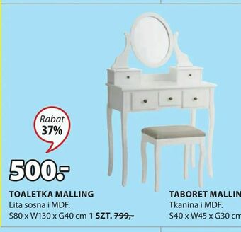 JYSK Toaletka malling oferta