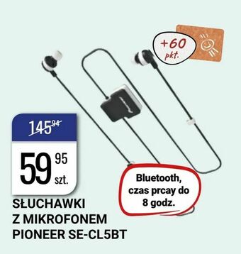 Słuchawki z mikrofonem pioneer se-cl5bt