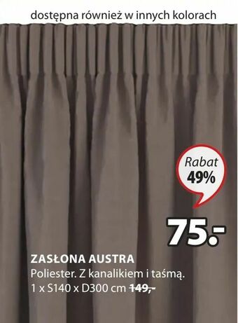 JYSK Zasłona austra oferta