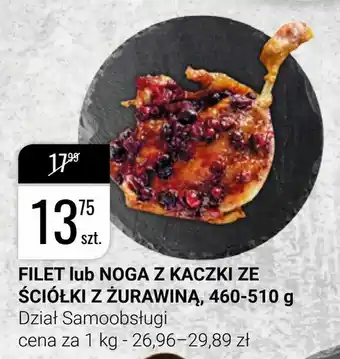 bi1 FILET lub NOGA Z KACZKI ZE ŚCIÓŁKI Z ŻURAWINĄ, 460-510 g oferta