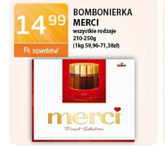 ABC Bombonierka Merci 210-250g oferta