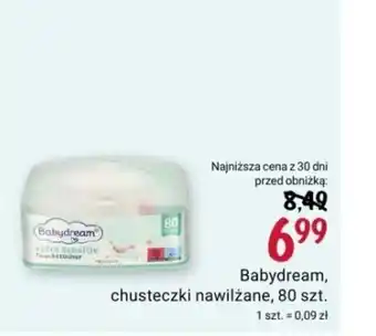 Rossmann Babydream chusteczki nawilżane oferta