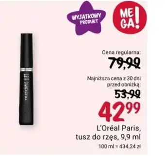 Rossmann L'Oréal Paris, tusz do rzęs, 9,9 ml oferta