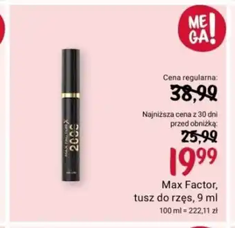 Rossmann Max Factor, tusz do rzęs, 9 ml oferta