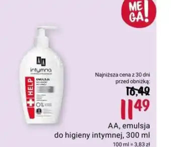Rossmann AA, emulsja do higieny intymnej, 300 ml oferta