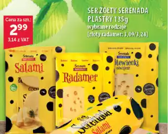 Eurocash Ser żółty Serenada plastry 135g oferta