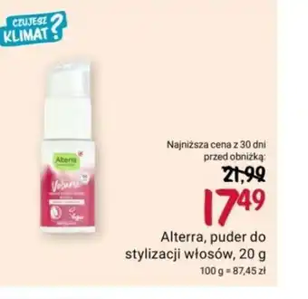 Rossmann Alterra, puder do stylizacji włosów, 20 g oferta