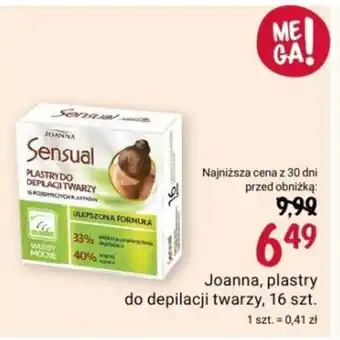Rossmann Joanna, plastry do depilacji twarzy, 16 szt. oferta