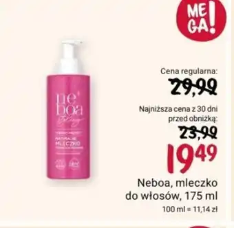 Rossmann Neboa, mleczko do włosów, 175 ml oferta