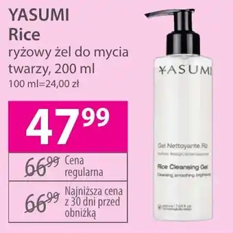 Hebe YASUMI Rice ryżowy żel do mycia twarzy, 200 ml oferta
