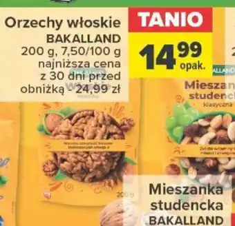 Carrefour Orzechy włoskie BAKALLAND 200g oferta