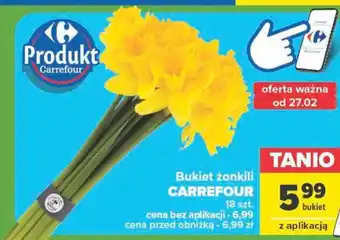 Carrefour Bukiet żonkili Carrefour 18szt. oferta