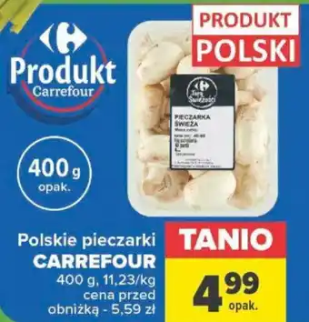 Carrefour Polskie pieczarki CARREFOUR 400g oferta