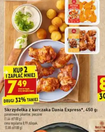 Biedronka Skrzydełka z kurczaka Dania Express 450g oferta