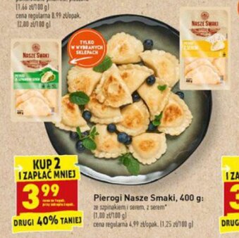 Biedronka Pierogi Nasze Smaki 400g oferta