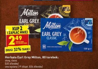 Biedronka Herbata Earl Grey Milton 80 torebek oferta