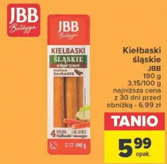 Carrefour Kiełbaski śląskie JBB 190 g oferta