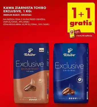 Biedronka KAWA ZIARNISTA TCHIBO EXCLUSIVE 1 KG oferta