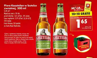 Biedronka Piwo Kasztelan 500 ml oferta