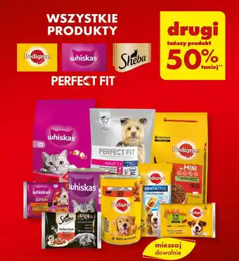 Biedronka WSZYSTKIE PRODUKTY Pedigree whiskas Sheba PERFECT FIT oferta