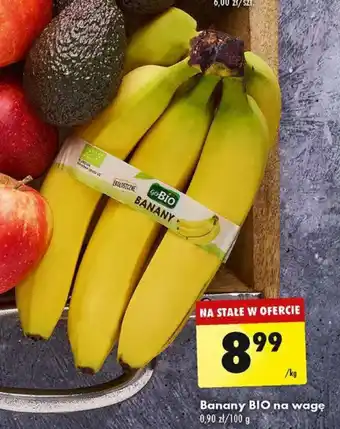 Biedronka Banany BIO 1kg oferta