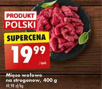 Biedronka Mięso wołowe na strogonow 400 g oferta