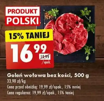 Biedronka Goleń wołowa bez kości 500 g oferta