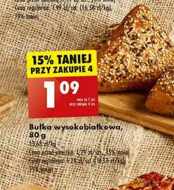 Biedronka Bułka wysokobiałkowa oferta