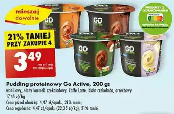 Biedronka Pudding proteinowy Go Active 200 g oferta