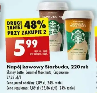 Biedronka Napój kawowy Starbucks 220 ml oferta