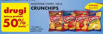 Biedronka WSZYSTKIE CHIPSY CRUNCHIPS 140 G oferta