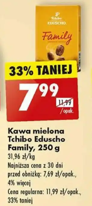Biedronka Kawa mielona Tchibo Eduscho Family 250 g oferta