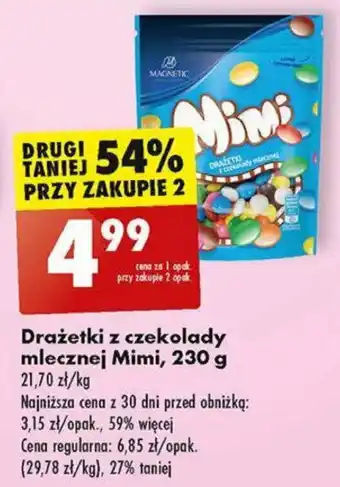 Biedronka Drażetki z czekolady mlecznej Mimi 230 g oferta