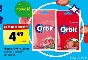 Biedronka Guma Orbit, 29 g oferta