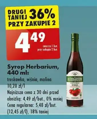 Biedronka Syrop Herbarium 440 ml oferta