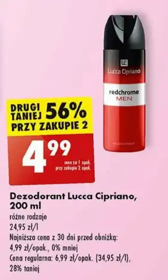 Biedronka Dezodorant Lucca Cipriano 200 ml oferta