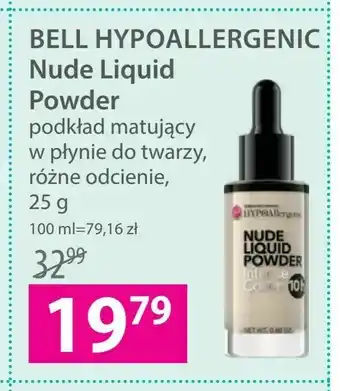 Hebe BELL HYPOALLERGENIC Nude Liquid Powder oferta