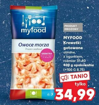 Kaufland MYFOOD Krewetki gotowane oferta