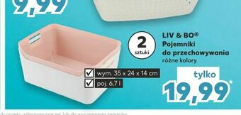 Kaufland LIV & BO ® Pojemniki do przechowywania oferta