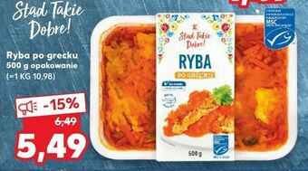 Kaufland Ryba po grecku oferta